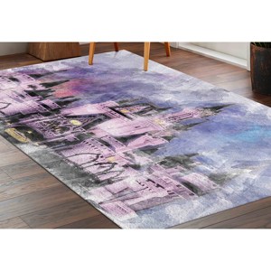 Alfombra Estampada: Diseño Moderno para Baño, Sala de Estar, Comedor, con Pelo Suave - Product Image 3