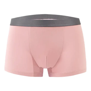 Calzoncillos bóxer de cintura media cómodos y transpirables de algodón con entrepierna personalizada de alta calidad para hombre - Product Image 4