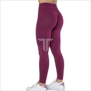Modern Era 2024, pantalones de compresión de cintura alta para entrenamiento de Yoga para mujer, mallas informales transpirables de punto puro con Control de barriga - Product Image 5