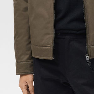 Chaqueta de Hombre con Logotipo Personalizado para Invierno, Cierre Completo con Cremallera, Cuello Alto, Mangas Completas, para Compradores Mayoristas/Servicio OEM 2026 - Product Image 3