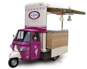Triciclo Eléctrico para Comida, Carrito de Comida Móvil, Camioneta de Comida Callejera de Tres Ruedas, Resistente a la Corrosión, 5 Años de Garantía, para Café, Pizza, Tacos, Helados - Product Image 6