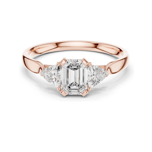 Bague en diamant CVD cultivé en laboratoire 2.0 CT VVS-VS EF, élégante, disponible en or 18 carats, 14 carats, 10 carats et argent, disponible en or rose, or jaune, or blanc - Product Image 1