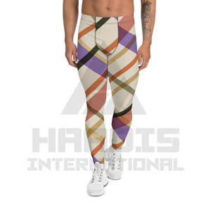 Diseño personalizado sublimación en blanco impreso etiqueta tejida hermoso diseño sublimación Leggings gimnasio Fitness - Product Image 4