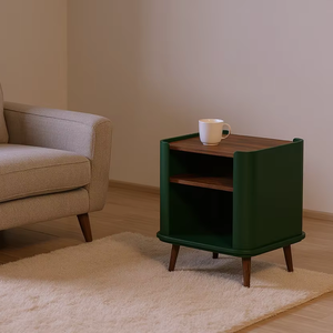 Table d'appoint fabriquée en Indonésie au design moderne en bois de teck véritable pour meubles de maison, meubles d'appartement, meubles d'intérieur - Product Image 1