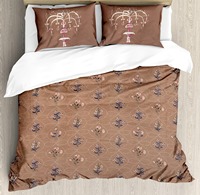 Maison hôtel adulte 100% coton biologique certificat GOTS literie intelligente lit housse de couette Double floraison prix de gros OEM populaire