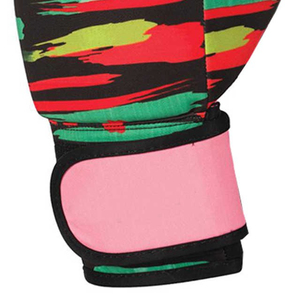 Guantes de boxeo profesionales de alta calidad para entrenamiento Guantes de cuero de perforación de Kickboxing de alta resistencia - Product Image 3