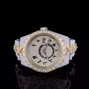 Montre de luxe unisexe en moissanite, avec diamant blanc, mouvement automatique, style hip hop, nouvelles montres mécaniques pour hommes - Product Image 5