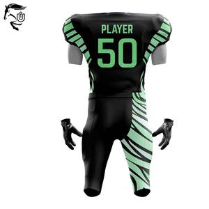 "Conjunto de Jersey y pantalón de fútbol americano | Ropa de equipo personalizada unisex para adultos | Proveedor de uniformes deportivos de poliéster a granel" - Product Image 2