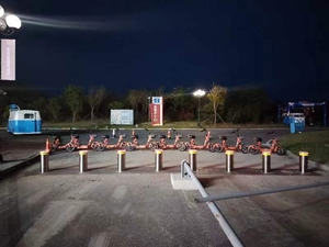 Dissuasore Retrattile Automatico a LED per Parcheggi e Strade in <span class=keywords><strong>Canada</strong></span>, Barriera di Sicurezza Antitramonto - Product Image 4