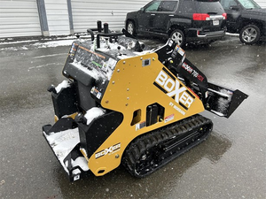 2023 Rayco Boxer 700HDX <b>stand</b> on Mini Skid Steer Loader 24.8HP Kubota Diesel Track Loader for Sale - Product Image 2