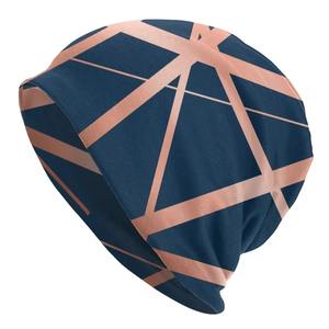 หมวกถักสไตล์ยุโรปลายพรางสีบล็อกสำหรับฤดูใบไม้ร่วงฤดูหนาวหมวกฮิปฮอปอเนกประสงค์อบอุ่นแฟชั่นแนวสตรีทสำหรับชายหาด - Product Image 2