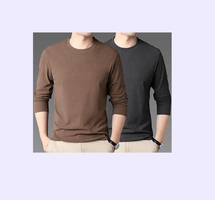 German velvet round collar [gray + coffee]