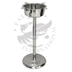 Cendrier en acier inoxydable de sortie d'usine cendrier debout réglable cendrier d'atterrissage de 50-85cm de haut - Product Image 1