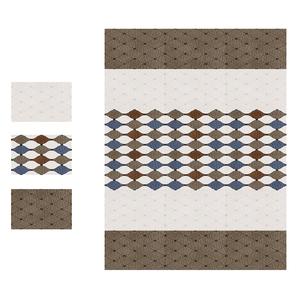 Carreaux muraux décoratifs en céramique émaillée au design carré de couleur gris foncé 30x45cm - Product Image 6