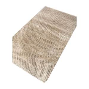 พรมขนสัตว์และไหมถักมือรุ่น Ebsh-5102 ลายเรขาคณิตสีเบจน้ำตาล สำหรับห้องนั่งเล่น ขนาด 9x12 ฟุต เหมาะสำหรับตกแต่งบ้าน - Product Image 2