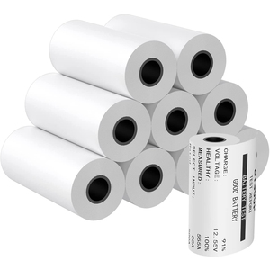 Rouleaux de papier thermique double couche recyclables 57x50mm pour imprimante de caisse enregistreuse POS France - Product Image 5
