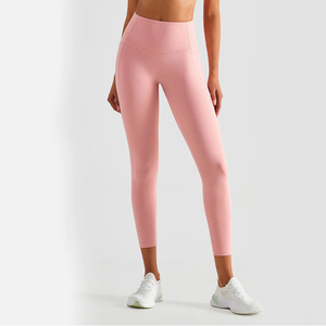 กางเกงเลกกิ้งเอวยางยืดสำหรับผู้หญิงเลกกิ้งสำหรับใส่เล่นโยคะวิ่งออกกำลังกาย - Product Image 1
