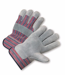 Gants de travail en cuir de vachette fendu personnalisables en gros, haute qualité, résistants aux déchirures, antistatiques, séchage rapide - Product Image 1