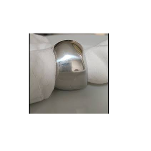 Porte-serviette en acier inoxydable argenté et vaisselle de mariage, anneau de serviette de Table et taille personnalisée, prix bon marché - Product Image 1