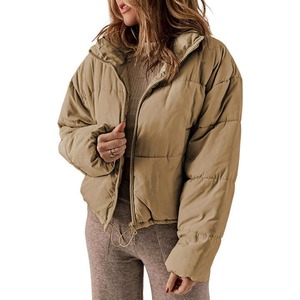 Respirant en gros nouveau matelassé femmes hiver épaissi chaud respirant coton imperméable veste d'hiver pour l'extérieur à vendre - Product Image 1
