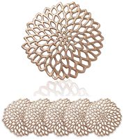 Nappe en PVC Furong Flower - Nappe européenne gaufrée résistante à la chaleur pour restaurants occidentaux - Housse de table imperméable