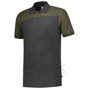 Polos de dos tonos con diseño de logotipo personalizado multicolor, camisas personalizadas - Product Image 2