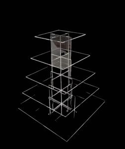 2025 prix d'usine élégant présentoir acrylique pour gâteau Riser pour présenter des desserts lors d'occasions spéciales - Product Image 2