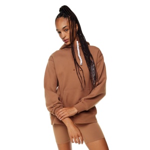 Sweat à capuche chaud en molleton pour femmes, sweat-shirt décontracté 100% pur coton, sweat à capuche vierge, logo de marque personnalisable - Product Image 1