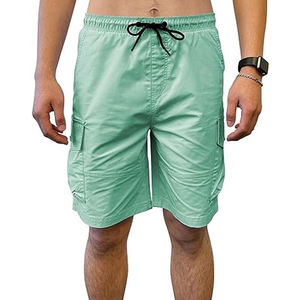 Shorts cargo décontractés pour hommes entièrement élégants vente à chaud poches à séchage rapide respirantes teinture unie de haute qualité sur mesure - Product Image 1
