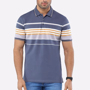 Polo sencillo con logotipo personalizado para hombre, ropa informal, servicio OEM, nueva moda, alta calidad, Polo para hombre a la venta - Product Image 1