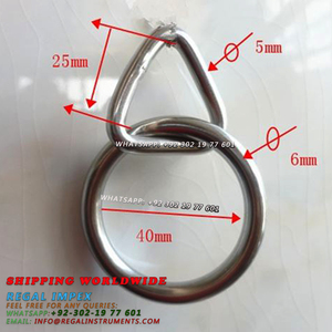 Boucles de licou de bride de cheval en acier inoxydable, accessoires de quincaillerie de frein de licou accessoires d'anneau nickelé - Product Image 5
