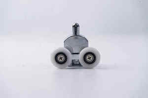 Polea de recinto de <span class=keywords><strong>ducha</strong></span> de plástico doble superior e inferior Hydrorelax-Rueda colgante para puerta corredera de baño - Product Image 2