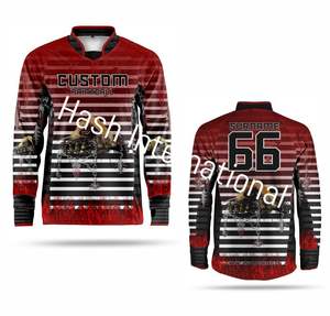 Vêtements de sport de motocross pour hommes entièrement personnalisables, respirants, à manches longues, maillot de paintball par sublimation - Product Image 4