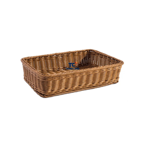 Cesta de mimbre tejida rectangular para frutas, cesta de mimbre tejida para la cocina, OEM, nuevo diseño, RB15 - Product Image 1