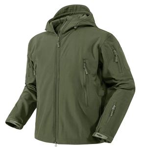 Meilleure vente OEM, veste d'été légère et personnalisée 100% polyester avec fermeture à glissière, veste Softshell en toile doublée polaire - Product Image 1