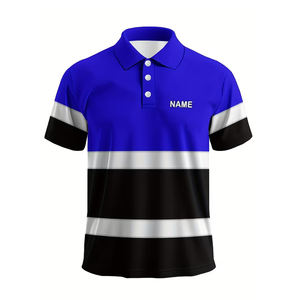 Camiseta de Trabajo Personalizada 100% Algodón de Punto, Reflectante, de Alta Visibilidad, Polo de Seguridad - Product Image 5