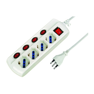 Multipresa 4 Bipasso Schuko con 5 Interruttori Figura 5 - Product Image 1