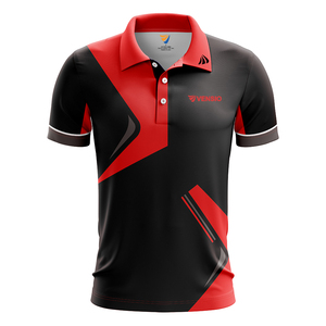 Chemise de golf sportive tricotée pour homme à manches courtes, coupe classique, pour l'extérieur - Product Image 1