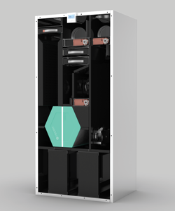 Unidad de Ventilación con Recuperación de Calor sin Ductos BSK 700m3/h, Tipo Aula, para Sala de Reuniones, Oficina, Hotel, Hospital, Ahorro de Energía, Silenciosa - Product Image 2