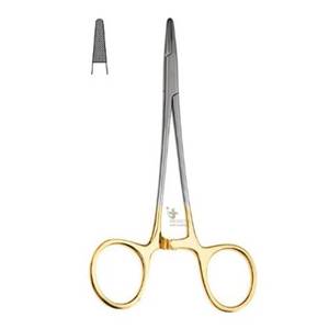 Portaagujas TC Halsey Carburo de tungsteno dentado 12cm/Portaagujas quirúrgicos de plástico - Product Image 2