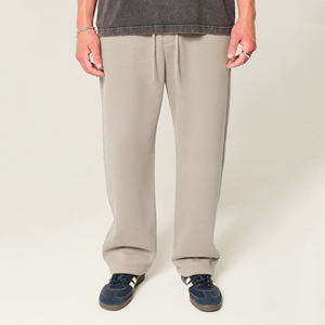 กางเกงวิ่งขาตรงระบายอากาศได้น้ำหนักเบาแห้งเร็วผ้าฝ้าย100% ทันสมัยแบรนด์2025ฤดูใบไม้ร่วงฤดูหนาว - Product Image 1