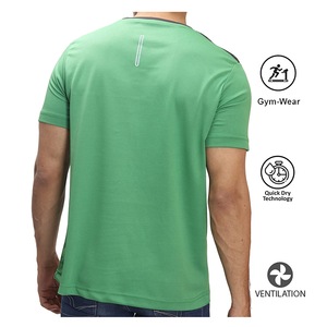 Vente en gros de vêtements de Sport de haute qualité pour hommes, manches courtes, respirant, Sport personnalisé, t-shirt de course pour hommes - Product Image 3
