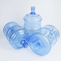 Vente en gros d'usine Seau en plastique de 5 gallons 18L 18L 9L Bouteille d'eau en plastique PC de qualité alimentaire