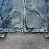 Veste en jean décontractée pour homme, coupe slim, vintage, streetwear, imperméable, imprimée, brodée, délavée, de haute qualité, personnalisée par un designer