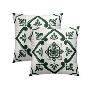 100% coton jeter taie d'oreiller impression numérique personnalisé brodé canapé housse de coussin à vendre - Product Image 6