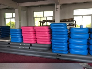 Tapis de fitness gonflable portable de haute qualité pour la gymnastique à domicile, tapis <span class=keywords><strong>d</strong></span>'entraînement pour sauts, <span class=keywords><strong>matelas</strong></span> <span class=keywords><strong>d</strong></span>'entraînement gonflable à vendre - Product Image 6