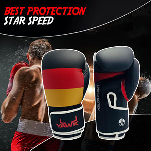 Gants de boxe MMA professionnels à lacets, respirants, à séchage rapide, en cuir véritable, rembourrage en crin de cheval, entièrement personnalisables, pour adultes - Product Image 2
