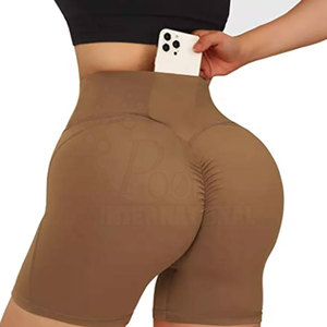 Large <b>Size</b> Women Fitness Booty Shorts Scrunch Booty Fitness <b>Yoga</b> <b>Pants</b> Mid/High Waist Hips Sports Shorts - Product Image 3