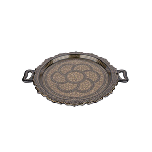 Plateau élégant rectangulaire en bois, plateau de service en bois pour boissons, collations, décoration élégante pour la maison, également polyvalent - Product Image 3