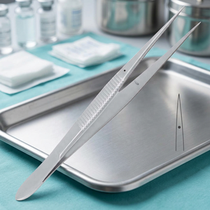 Pinces chirurgicales droites pour éclats avec guide, instrument manuel de chirurgie générale, classe I, certifié CE - Product Image 2